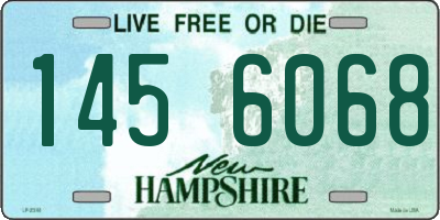 NH license plate 1456068