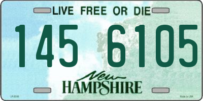 NH license plate 1456105