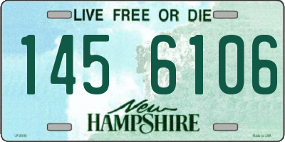 NH license plate 1456106