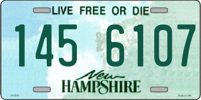 NH license plate 1456107