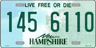 NH license plate 1456110