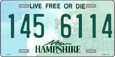 NH license plate 1456114