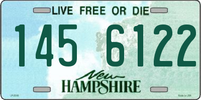 NH license plate 1456122