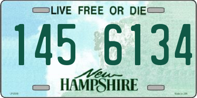NH license plate 1456134