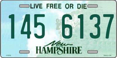NH license plate 1456137