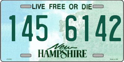 NH license plate 1456142
