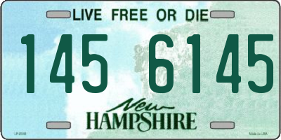 NH license plate 1456145