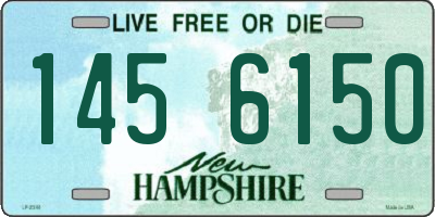 NH license plate 1456150