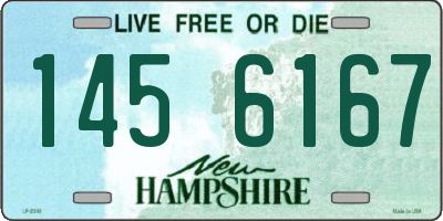 NH license plate 1456167