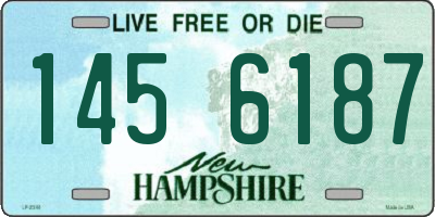 NH license plate 1456187