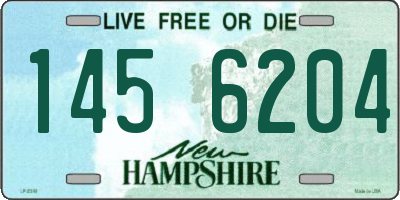 NH license plate 1456204