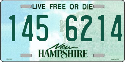 NH license plate 1456214