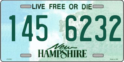 NH license plate 1456232