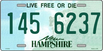 NH license plate 1456237
