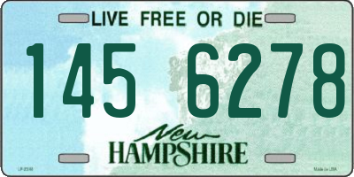 NH license plate 1456278