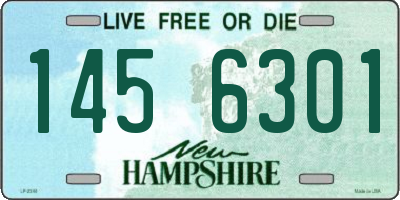 NH license plate 1456301