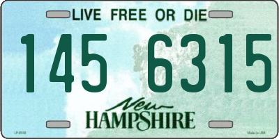 NH license plate 1456315