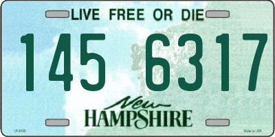 NH license plate 1456317