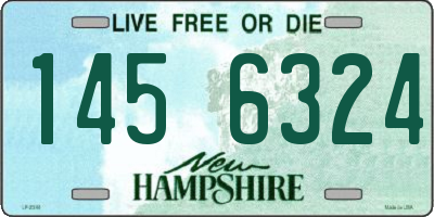 NH license plate 1456324