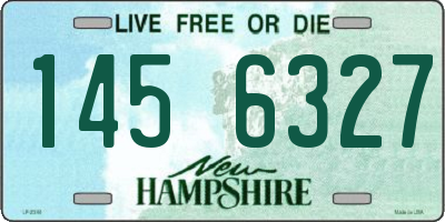 NH license plate 1456327