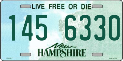 NH license plate 1456330