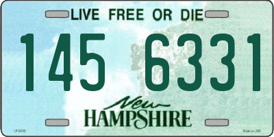 NH license plate 1456331