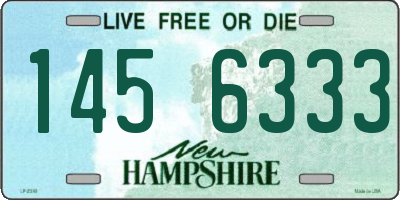 NH license plate 1456333