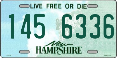 NH license plate 1456336