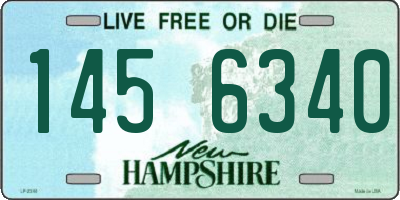 NH license plate 1456340