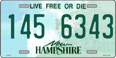 NH license plate 1456343