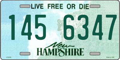 NH license plate 1456347