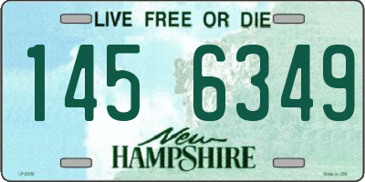 NH license plate 1456349