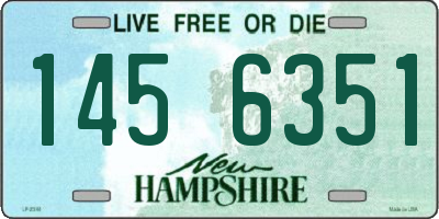 NH license plate 1456351