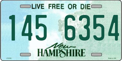 NH license plate 1456354
