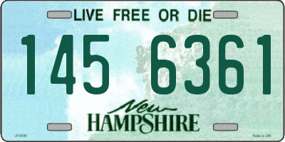 NH license plate 1456361