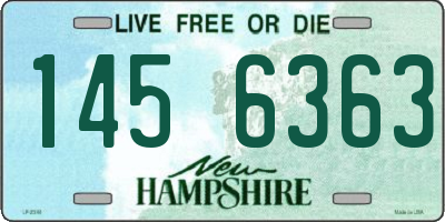 NH license plate 1456363
