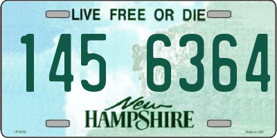 NH license plate 1456364