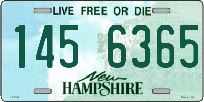 NH license plate 1456365