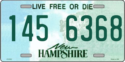 NH license plate 1456368