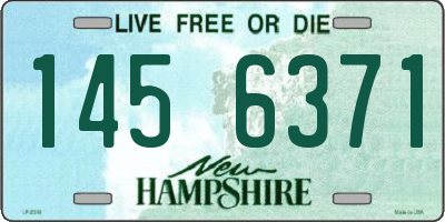 NH license plate 1456371