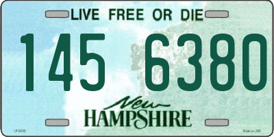 NH license plate 1456380