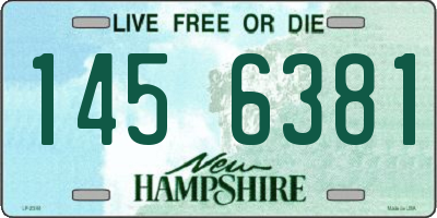 NH license plate 1456381