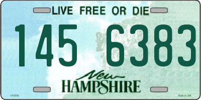 NH license plate 1456383