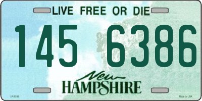 NH license plate 1456386