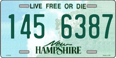 NH license plate 1456387