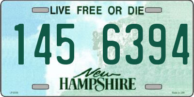 NH license plate 1456394