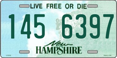 NH license plate 1456397
