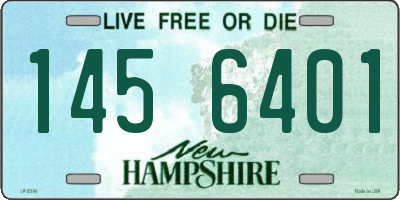 NH license plate 1456401