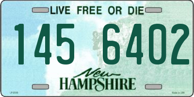 NH license plate 1456402