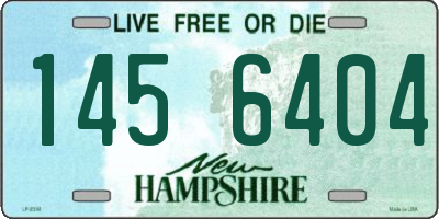 NH license plate 1456404